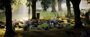 grave stones